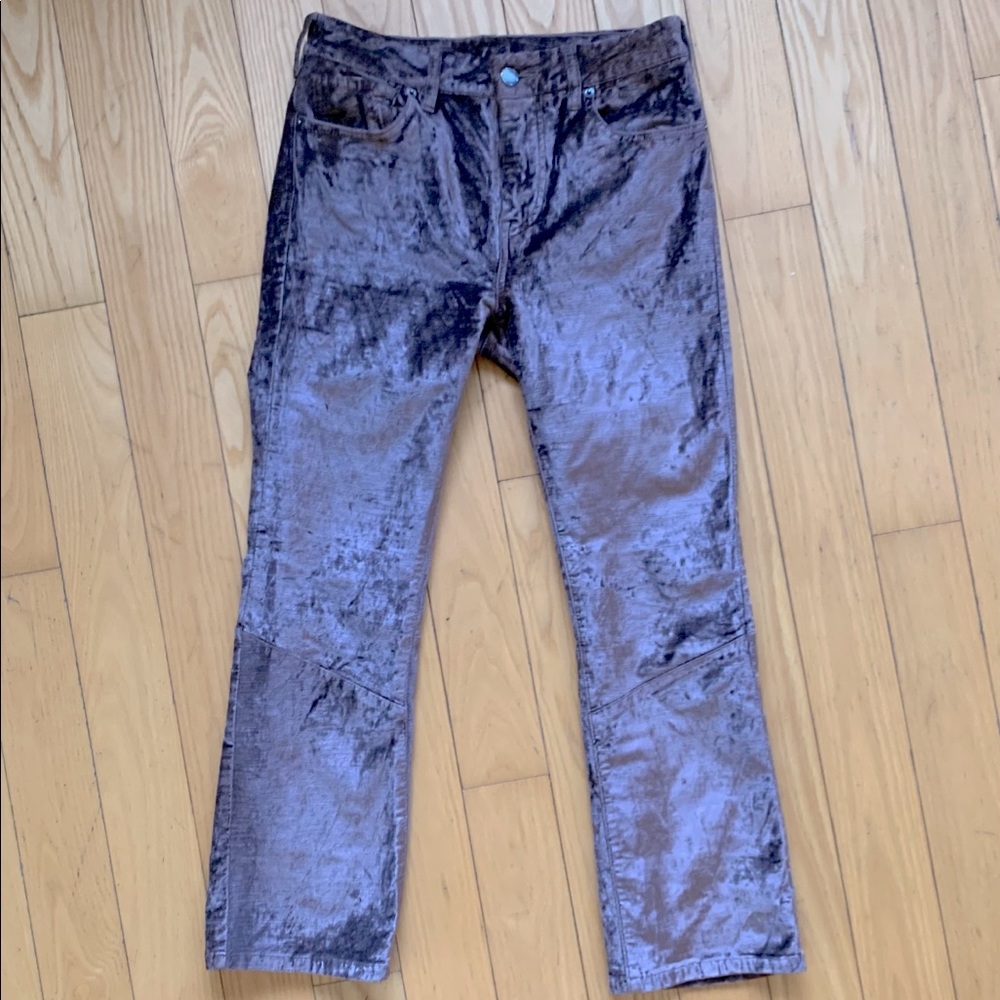 Free People Velvet Pants Size 27